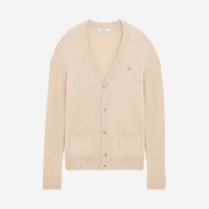 NWT - Maison Kitsune Baby Fox Men's Cardigan - Beige🦊